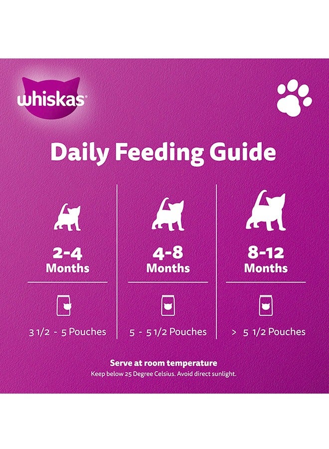Whiskas Junior Tuna Kitten In Jelly Wet Food - 80G (Pack Of 12) - Image 4